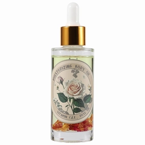 Rose Body Oil - After Shower Body Oil - Non-Greasy Body Serum & Fast Absorbing Skincare - Clean Beauty & Vegan Rose Body Moisturizer for Dry Skin