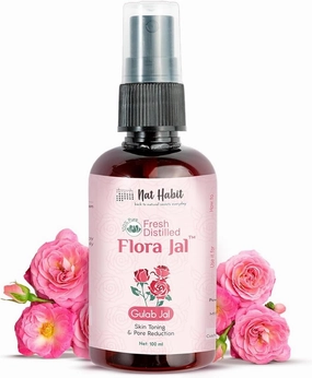 Rose Water - Toner, Face-Mist, Astringent & Face Spray - Ayurvedic, Steam-Distilled for Oil-Control, Acne-Control, Skin Hydration (Pack of 1, 100 ml)