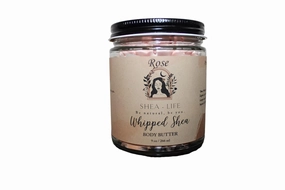 Rose Whipped Body Butter, enjoy the delicate scent of Roses. Made with all-natural ingredients like Rose essential oil, Shea Butter, Mango Butter and Kokum Butter