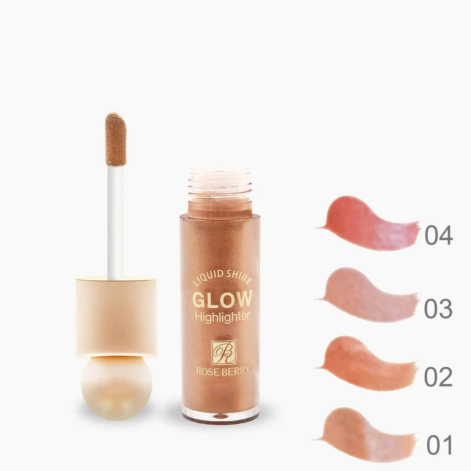 Roseberry Liquid Shine Glow Highlighter – 20ml