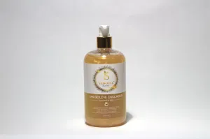ROYAL GLOW 24K Gold & Collagen Shower Gel | Deep Cleansing, Hydrating & Brightening Body Wash – 500ML