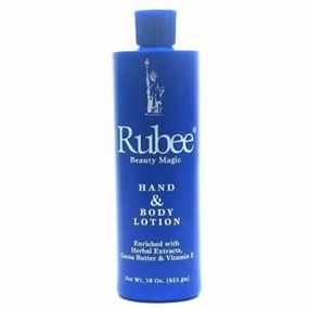 RUBEE Body & Hand Lotion - Pack of 3 Non-Greasy Lotion for Women & Men - 16 Oz Cacao Butter Lotion for Extremely Dry Skin - Vitamin E Daily Moisturizer & Protectant - Sandalwood Herbal Extracts 473ml