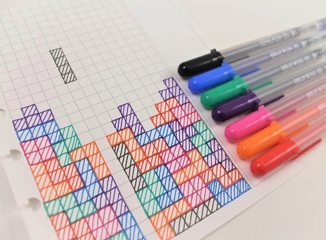 Sakura Gelly Roll Pens Gift Set, Ice Cream Smooth Gel Ink with Special Effects, 74 Pens 57361