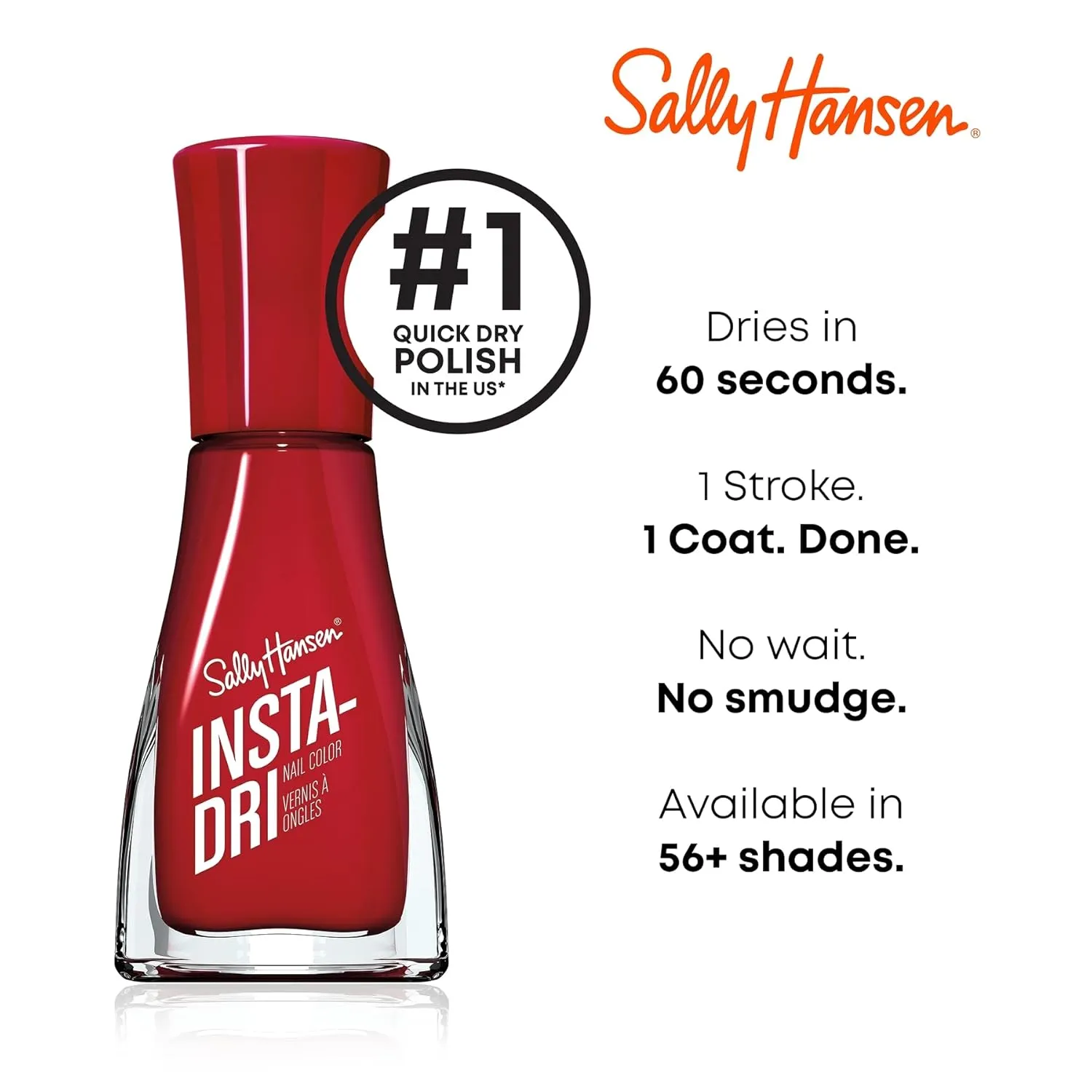 Sally Hansen Insta Dri x GLAAD Pride Nail Polish Collection 746 Bold Rush 0.31 fl oz (Pack of 1)
