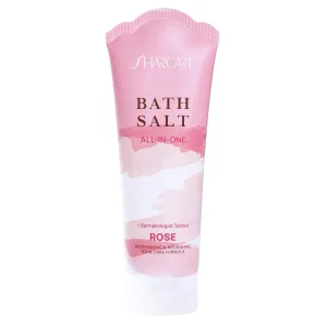 Salt Body Scrub - Exfoliating Salt Scrub to Exfoliate & Moisturize Skin, Deep Cleansing - 7 oz (Rose)