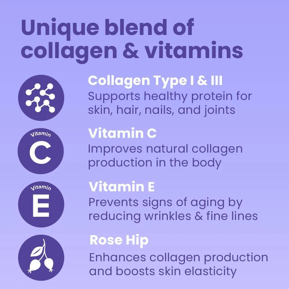 Sanar Naturals Collagen Pills with Vitamin C, E - for Hair, Skin, Nails, Joint Health, Reduce Wrinkles - Hydrolyzed Collagen for Women & Men Supplement - Grass Fed, Non-GMO, 150 Capsules