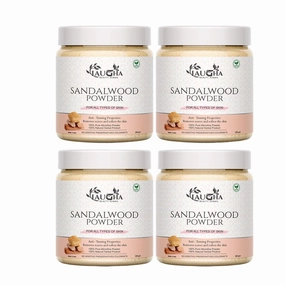 Sandalwood Powder for Brightening & Glowing Skin, Face Mask, Face Pack (100GM(PACK OF 4))