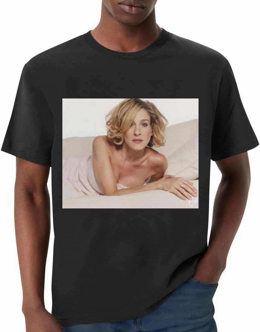Sarah Jessica Parker - Premium Men's Crewneck T-Shirt – Soft, Comfortable & Stylish Everyday Wear PTR #G110823