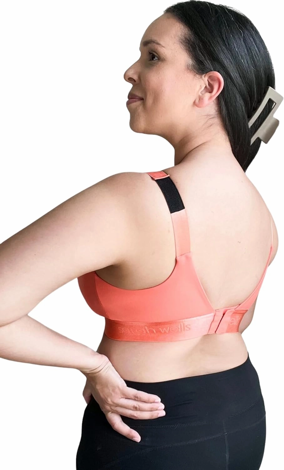 Sarah Wells Journey Nursing & Pumping Bra - Hands-Free with Velcro Straps & Secure Flange Openings (Bold Colors)
