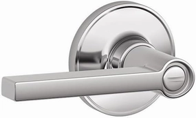 SCHLAGE Dexter by Schlage J40SOL625 Solstice Bed and Bath Lever, Bright Chrome