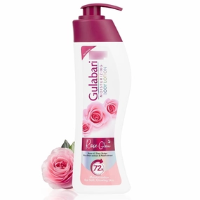 SELVANI Gulabari Moisturizing Body Lotion - 400ml For Dry & Dull Skin, Made with 100% Organic Rose Oil, Dermatologically Tested and Paraben Free Gulabari Moisturizing Body Lotion - 400ml
