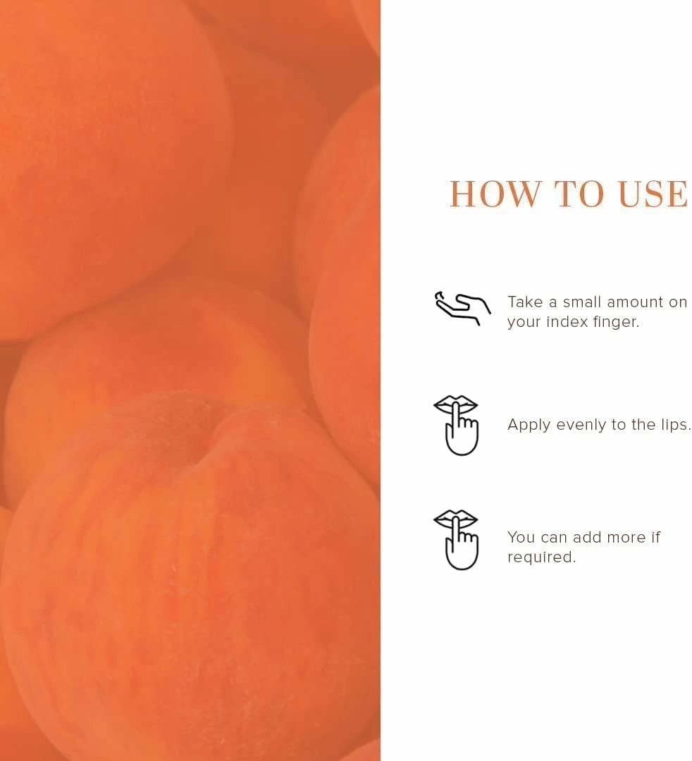 SELVANI Peach with Beeswax and She*a Butter | Natural for Soft & Hydrated Lips | Herbal Lip Balm for Chapped Lips | Free from Harsh Chemicals | Unisex Lip Balm | 5gm