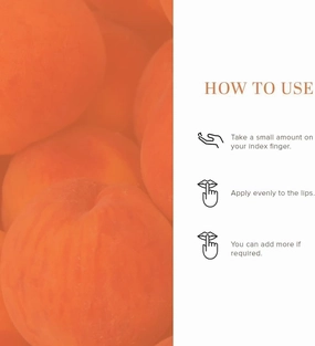 SELVANI Peach with Beeswax and She*a Butter | Natural for Soft & Hydrated Lips | Herbal Lip Balm for Chapped Lips | Free from Harsh Chemicals | Unisex Lip Balm | 5gm