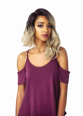 Sensationnel Shear Muse Deep Hand-Tied Empress Lace Parting Wig - KEZIAH (BOLD RED)