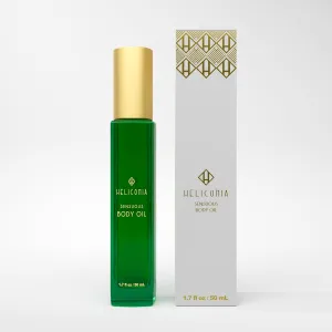 Sensuous Body Oil – Lightweight Body Oil with Jojoba Oil, Almond Oil & Vitamin E | Fast-Absorbing | Non Greasy | Wild Rose & Verbena Scent | Tropical Skincare | 50 ml
