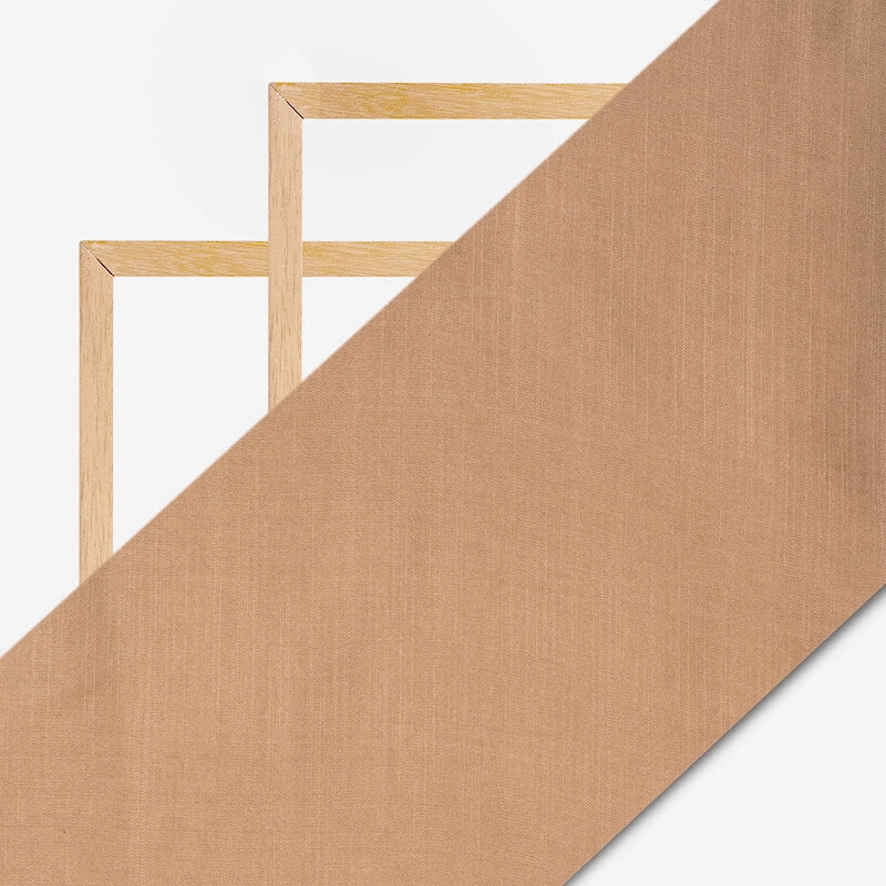 Sepia Beige Plain Modal Satin Fabric