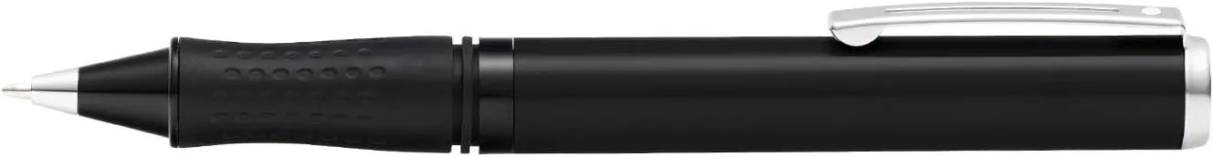 Sheaffer Pop Glossy Black Ballpoint Pen with Chrome Trim
