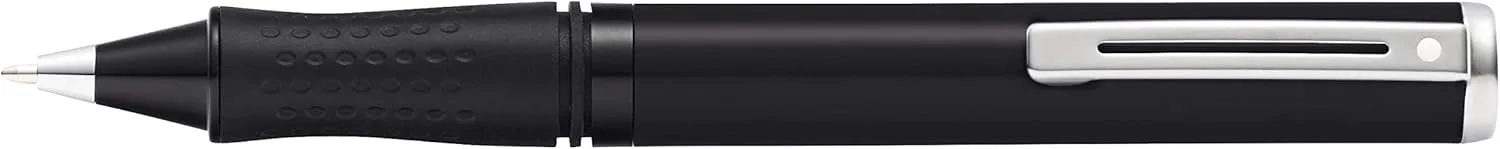 Sheaffer Pop Glossy Black Ballpoint Pen with Chrome Trim