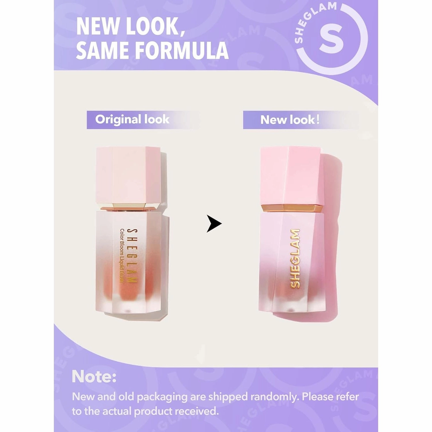 SHEGLAM Color Bloom Dayglow Liquid Blush Makeup for Cheeks Shimmer Finish - Devoted
