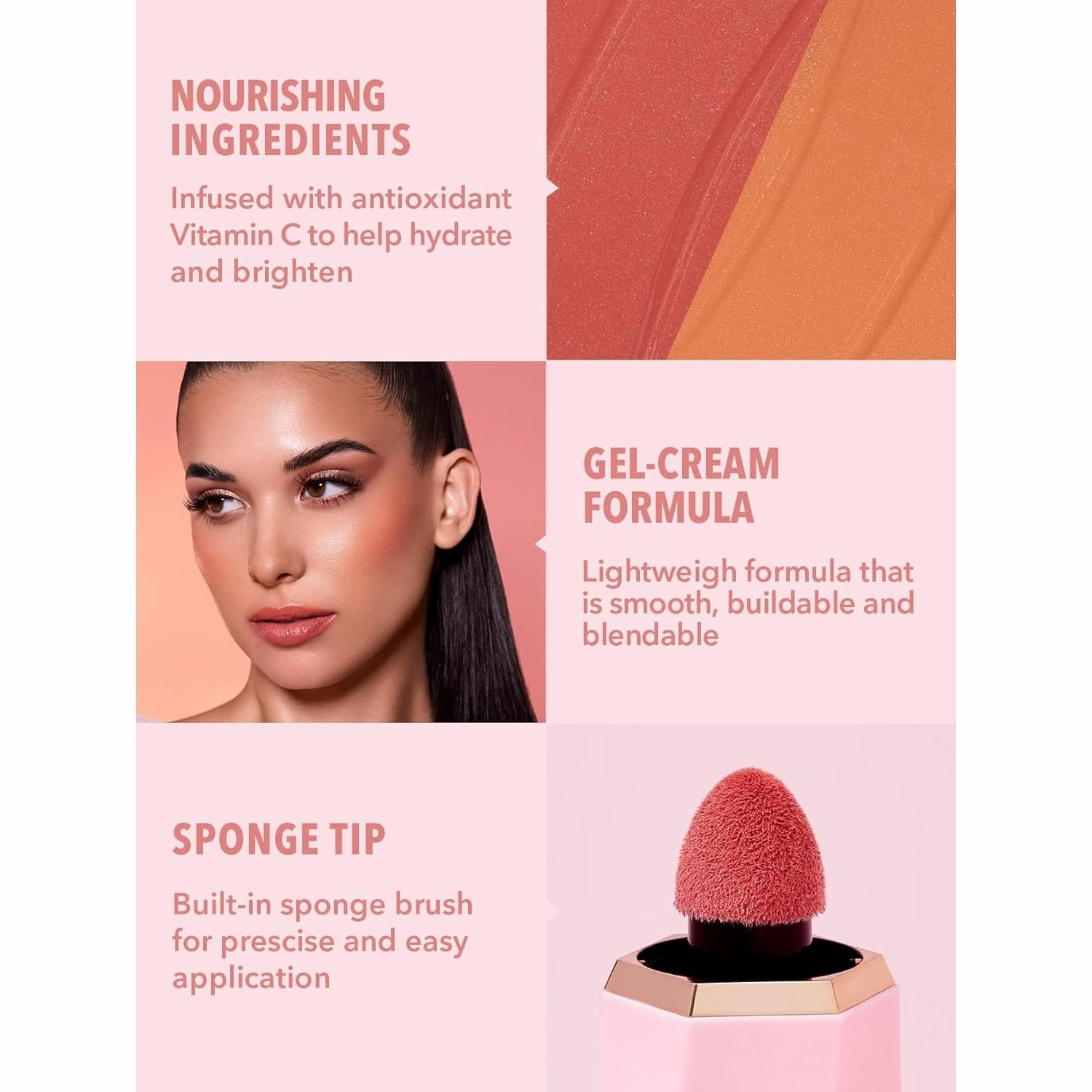 SHEGLAM Color Bloom Dayglow Liquid Blush Makeup for Cheeks Shimmer Finish - Devoted