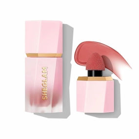 SHEGLAM Color Bloom Dayglow Liquid Blush Makeup for Cheeks Shimmer Finish - Devoted