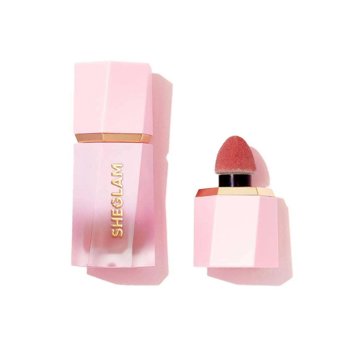 SHEGLAM Color Bloom Dayglow Liquid Blush Makeup for Cheeks Shimmer Finish - Devoted