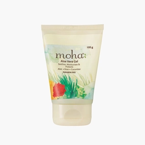 Sheltr Aloe Vera Gel Enriched With Rose & Cucumber For Face & Skin | Pure & Natural Face Gel Helps in Healing of Skin (100 Gram)