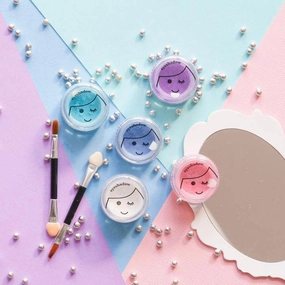 Shimmery eyeshadow