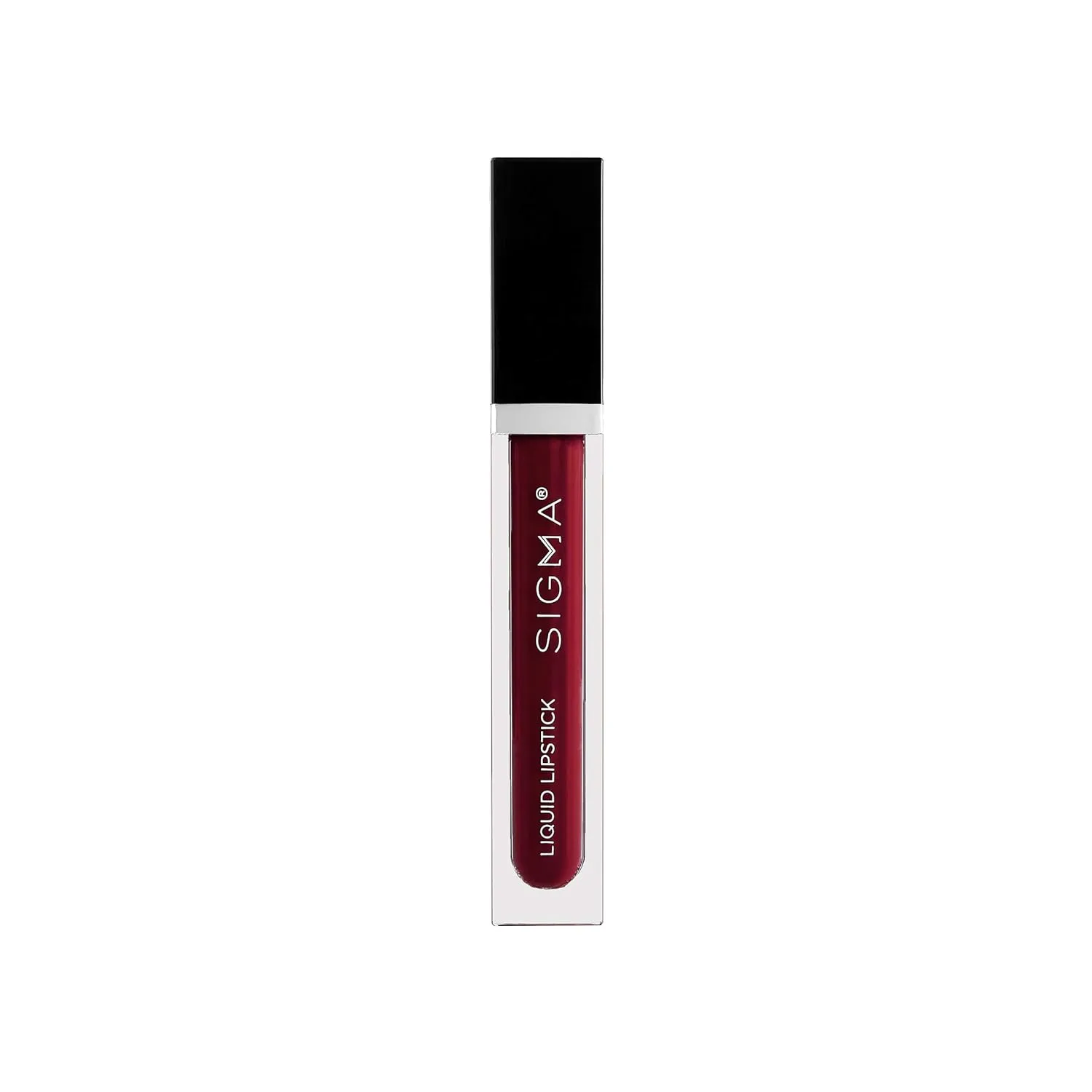 Sigma Beauty Liquid Lipstick – Bold and Luxurious Liquid Matte Lipstick with a Satin Finish - Clean, Vegan Cruelty Free Makeup (Belladonna)