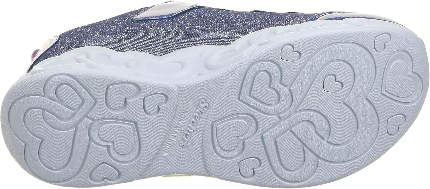 Skechers Girls' Infinite Heart Lights Love