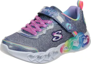 Skechers Girls' Infinite Heart Lights Love