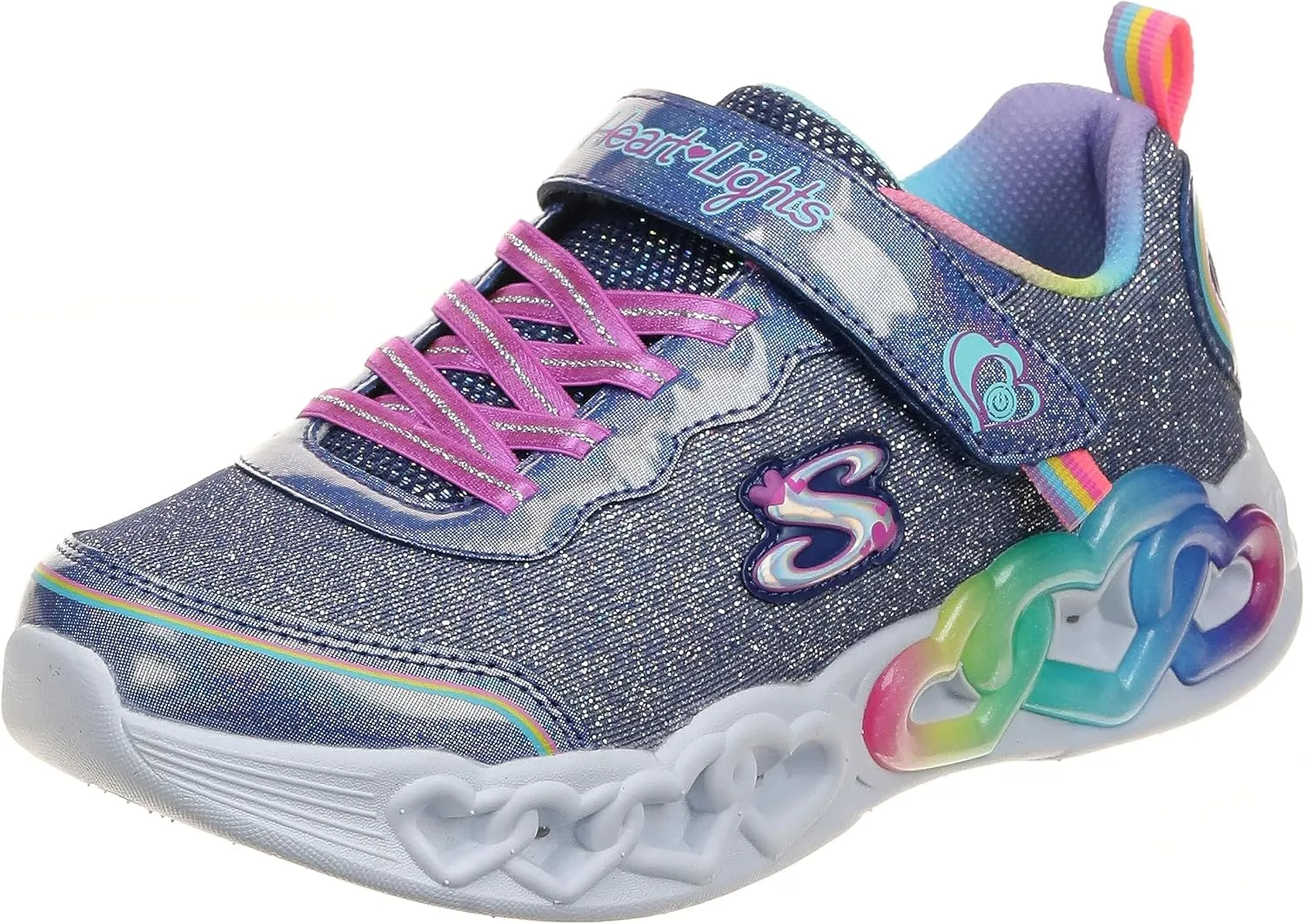 Skechers Girls' Infinite Heart Lights Love
