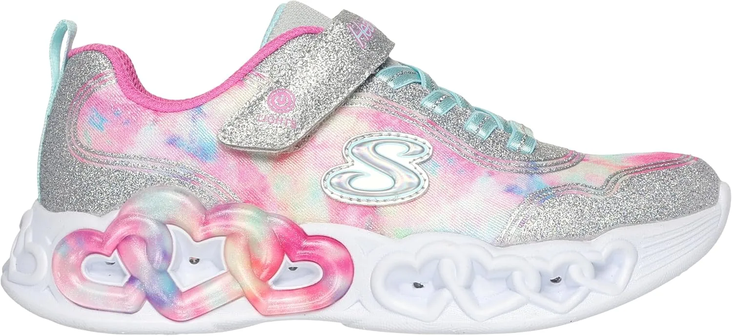 Skechers Girls' Infinite Heart Lights