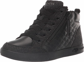 Skechers Baby Girls' Street Shoutouts Glimmer Zip Sneaker