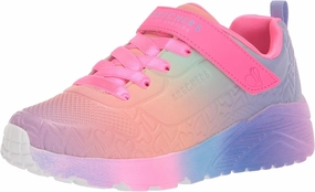 Skechers Girl's Street Uno Lite-Bright Hearts Sneaker