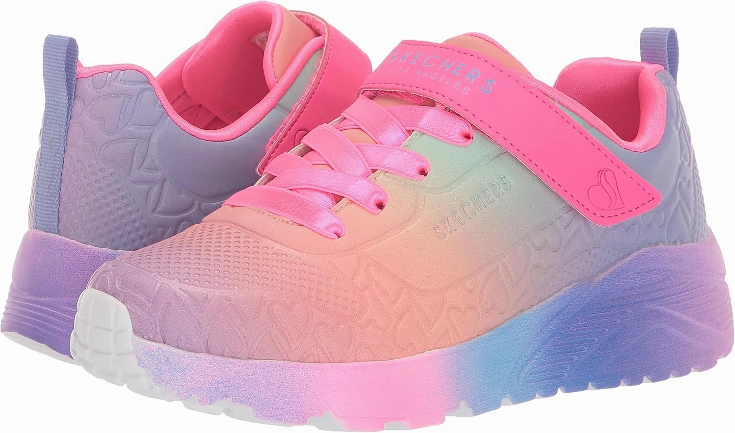 Skechers Girl's Street Uno Lite-Bright Hearts Sneaker