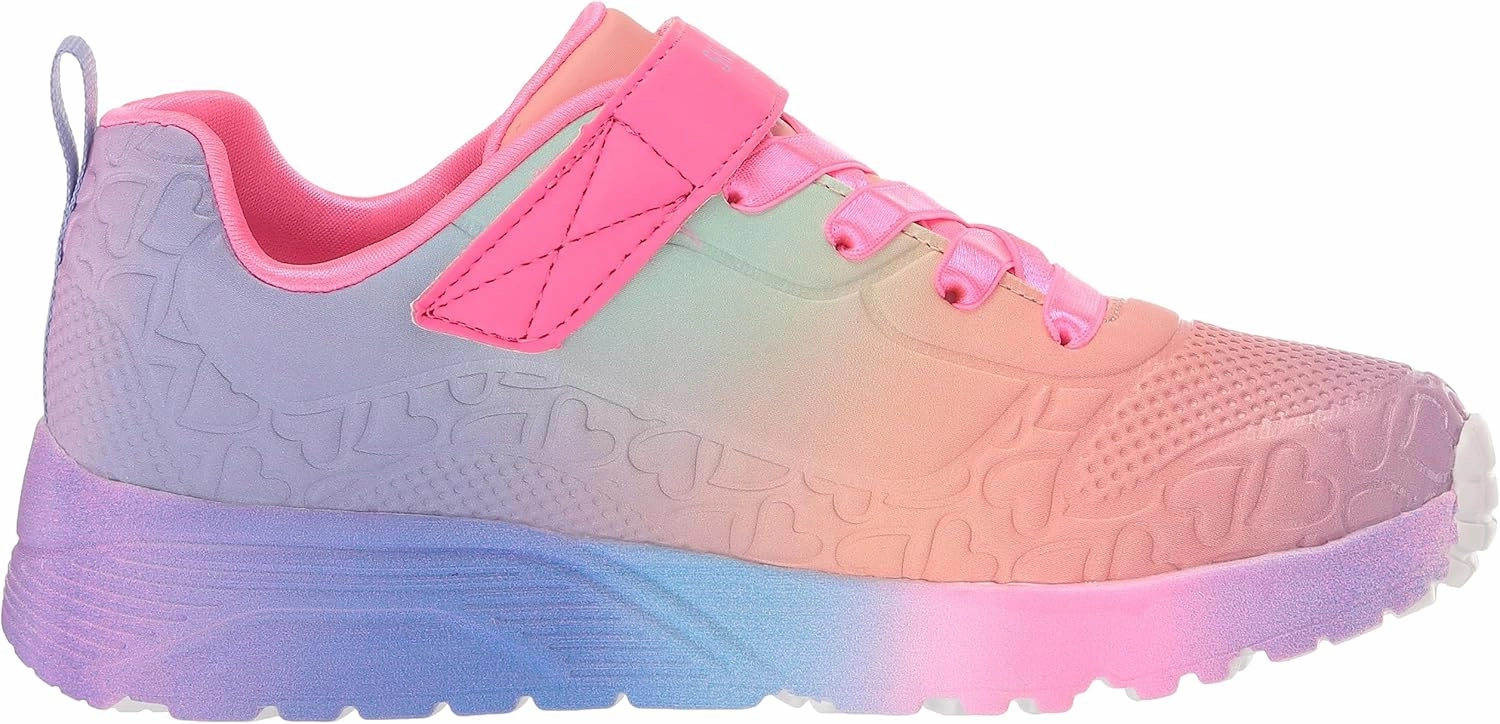 Skechers Girl's Street Uno Lite-Bright Hearts Sneaker
