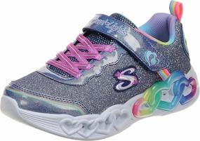 Skechers Girls' Infinite Heart Lights Love