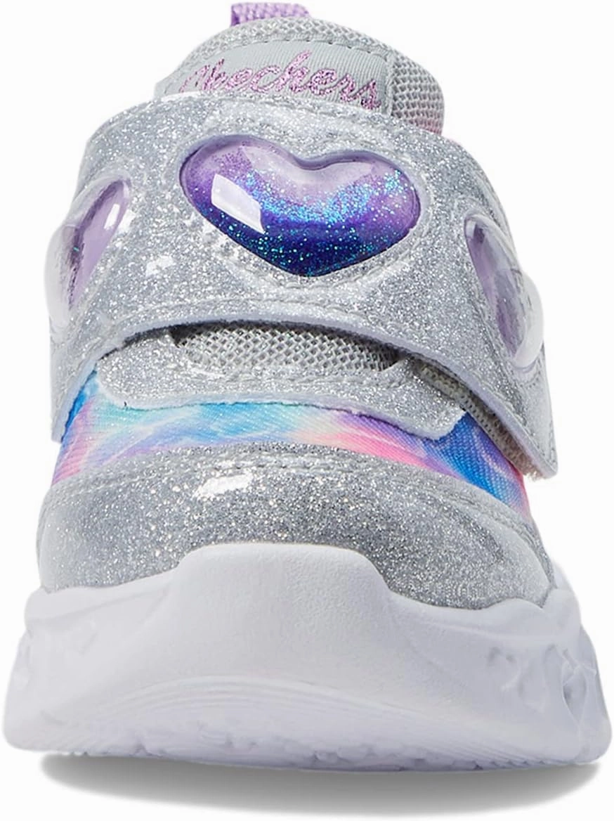 Skechers Kids Girl's Flutter Lights-Heart Sneaker