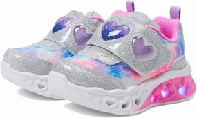 Skechers Kids Girl's Flutter Lights-Heart Sneaker