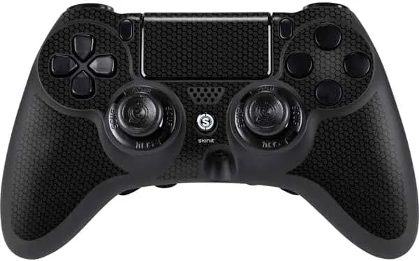 Skinit Gaming Decal Skin Compatible with PS4/PC SCUF Impact Controller Originally Designed Black Hex Design