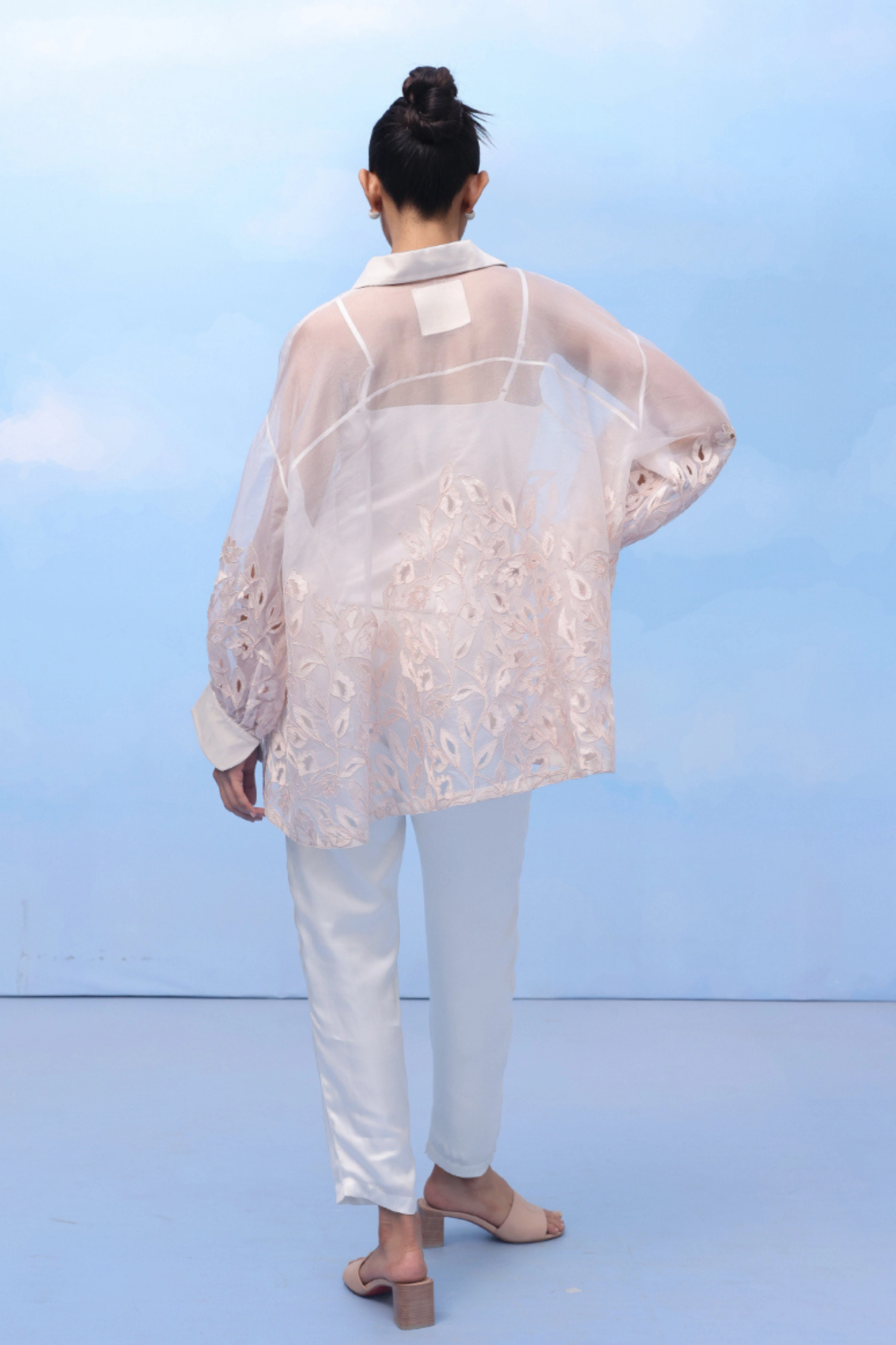 Soft Blush Illusion Shirt