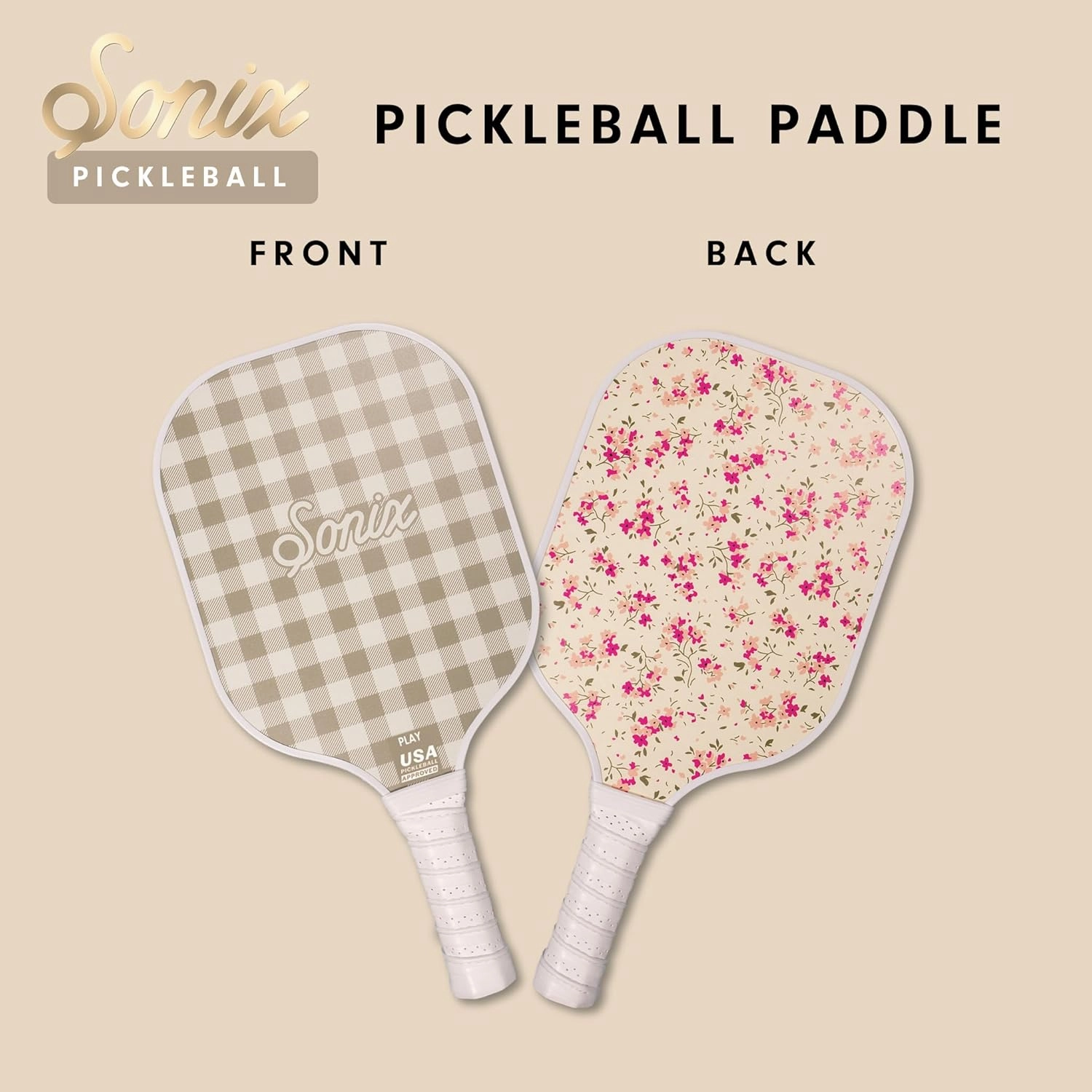 Sonix | USAPA Approved | Premium Pickleball Paddle | Fiberglass Surface, Non-Slip Cushion Grip | Single Pickle Ball Racket