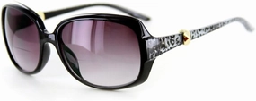 Sophisticat Fashion Bifocal Sunglasses Women (Black w/Smoke  1.00)