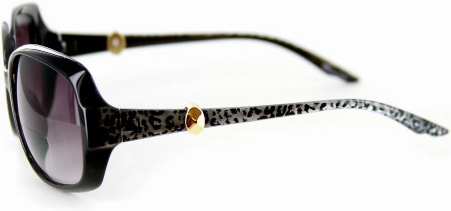 Sophisticat Fashion Bifocal Sunglasses Women (Black w/Smoke  1.00)