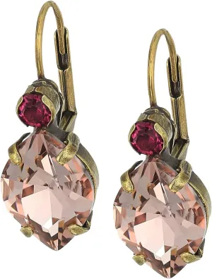 Sorrelli Navette Drop Earrings, Antique Gold-Tone Finish, Radiant Sunrise