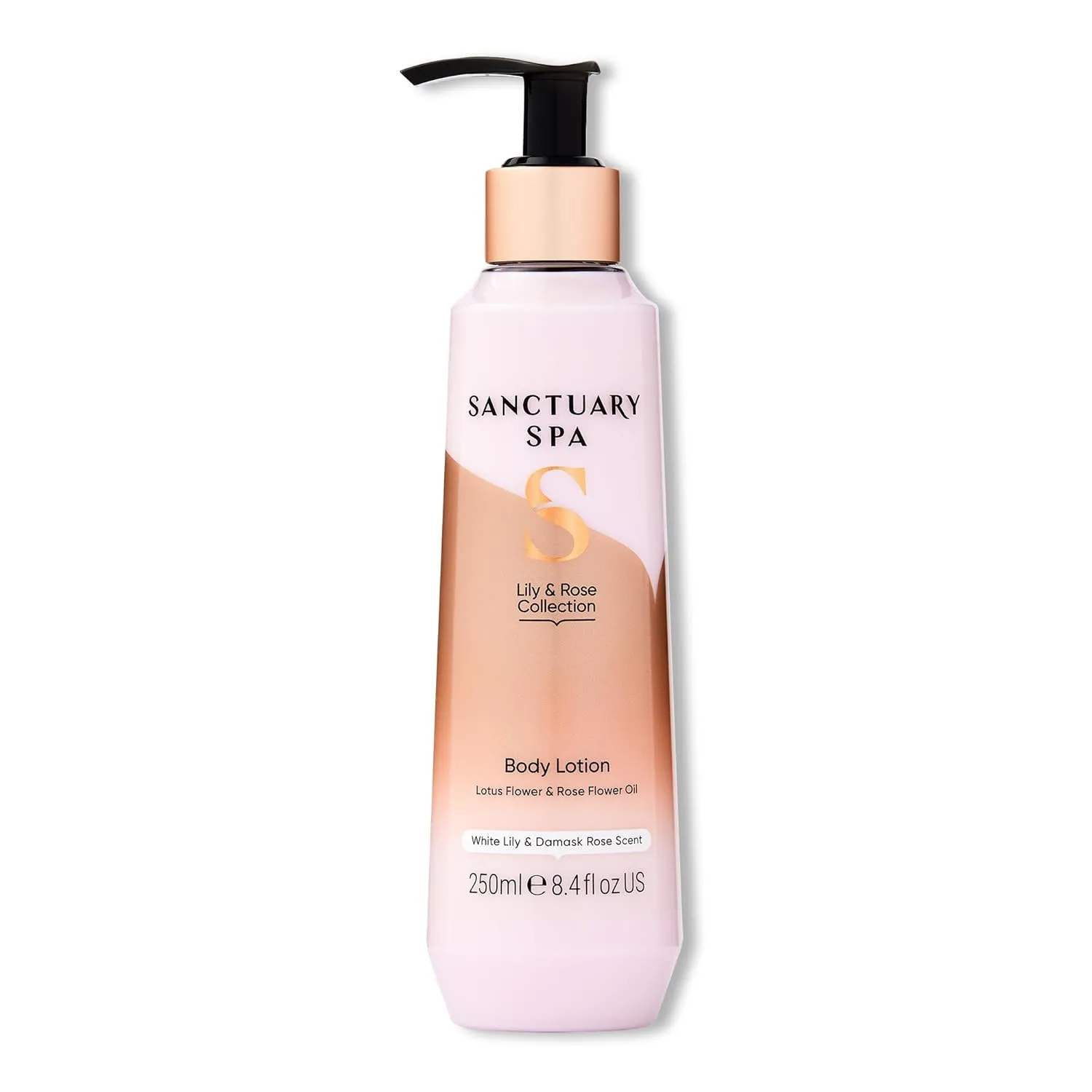 Spa Lily And Rose Body Lotion, Body Moisturiser, With Lotus Flower And Vitamin C, Vegan And Cruelty Free 250ml