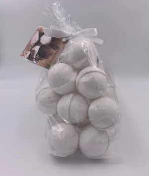 SpaPure COCONUT VANILLA Bath Bombs - 14 Bath Fizzies with Shea Butter, Ultra Moisturizing (12 Oz) ...Great for Dry Skin (Coconut Vanilla FBA)