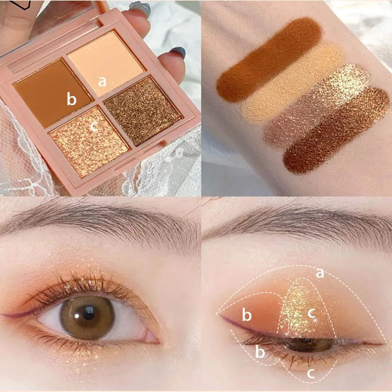 Sparkling 4-color eye shadow MK0032