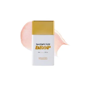 Spotlight Gold Drop (Champagne Gold) | Skincare-Infused Illuminator | Radiance Boosting Formula | Instant Glow | Lightweight, Vegan Certified | All Skin Types | 1.01 fl oz